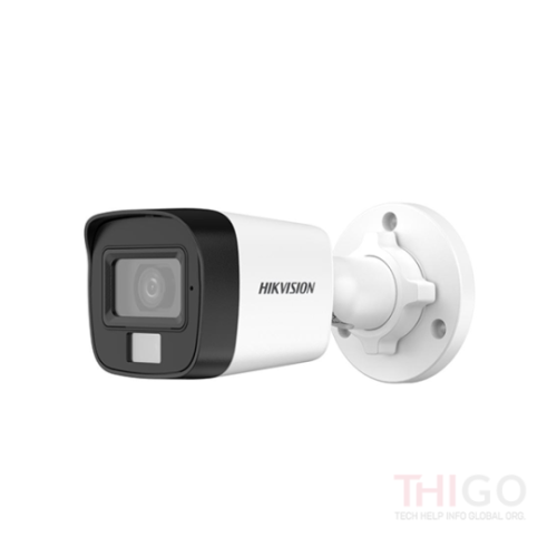 Hikvision DS-2CE16D0T-LPFS 2MP Smart Hybrid Light Audio Fixed Mini Bullet Camera
